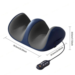 Factory Price Remote Control Relaxation Shiatsu <strong>Foot</strong> and Calf <strong>Massager</strong> Heated Vibrating <strong>Leg</strong> <strong>Foot</strong> <strong>Massager</strong> Device Massage <strong>Foot</strong> - Product Image 1