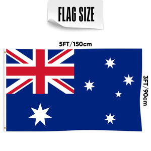 批发3x5在澳大利亚转换三层国旗68D和100D聚酯定制所有国旗快速运输 - Product Image 4