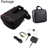 Lunettes FPV DIQIU EV800D avec DVR 5.8G 40CH 5 pouces 800x480 Batterie Caméra analogique Émetteur pour drone Voiture RC
