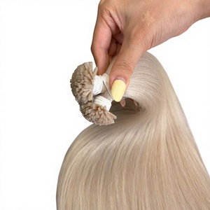 Extensiones de Cabello Humano con Punta Plana de Queratina, Vietnamitas, Super Double Drawn, para Uso en Salón - Product Image 1