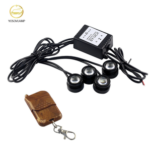 Yosovlamp 1.5W stroboscopique 16 modes feux de recul télécommande sans fil Eagle Eye LED feux de voiture une traînée quatre pièces pour A3 K5 - Product Image 1