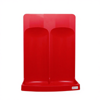Support pour extincteur double UltraFire pour le rangement - Rouge Fabriqué en Chine Non dangereux