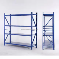 Étagères de stockage mobiles à grande portée, étagères légères pour entrepôt, matériaux de construction en acier inoxydable, étagère à outils