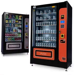 Intelligent automatic coffee vending machine toy bottle baguette beverage vending machine beauty best snacks drinks combination