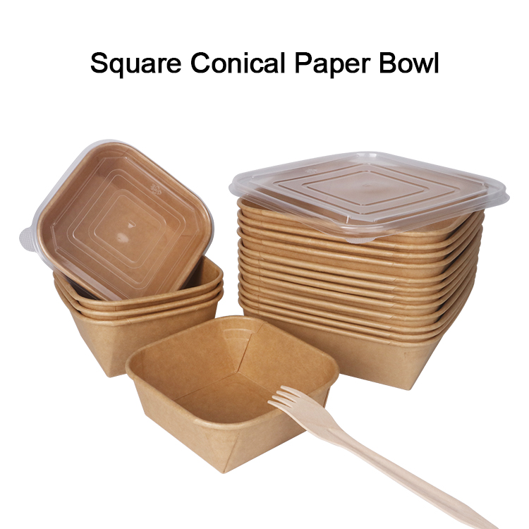 Ciotola di Carta Conica Quadrata