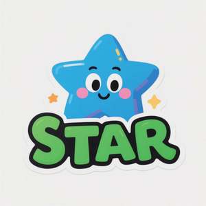 Logotipo personalizado de alta calidad impreso autoadhesivo vinilo impermeable PVC Kawaii pegatinas de dibujos animados troquelado para niños - Product Image 2