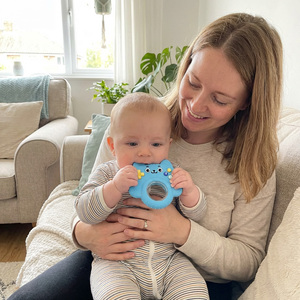 Masajeador de encías de silicona suave para bebés, mordedor y juguete sin BPA, certificado CE, unisex, para 0-24 meses, mordedor seguro para aliviar las molestias de la dentición - Product Image 5