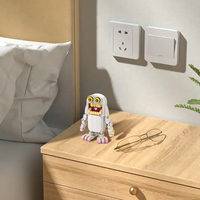 CAYI Moc, monstruo de ladrillo, tamaño pequeño, figura coleccionable, bloques de construcción, juegos de bloques de construcción, juguetes educativos de bloques Nano DIY para niños