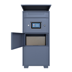 Casier intelligent <span class=keywords><strong>extérieur</strong></span> étanche et durable pour colis, avec panneau solaire pour recharge, pour grossistes, kiosques, laveries et services de livraison - Product Image 6
