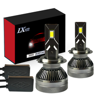 Bohlam Lampu Depan LED Super Terang V23-W 110W H4 H7 H11 Lampu LED Mobil 10000LM Lampu Pengganti Penerangan Otomotif
