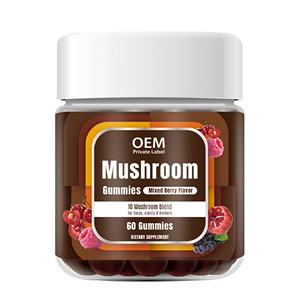 Lion's Mane jamur Gummies untuk fokus & memori, 12 in 1 jamur kompleks otak suplemen, fokus organik energi Gummies - Product Image 1