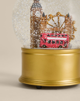 Globe à neige personnalisé avec les monuments de Londres en résine, Big Ben, London Eye, bus à double étage, souvenir pour la décoration de la maison