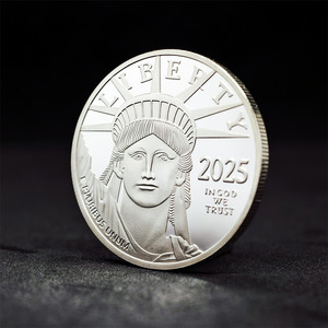 Monedas Conmemorativas Personalizadas de Aleación de Zinc Bañadas en Oro, Proceso de Fundición a Presión, Impresión Tipográfica, Reproducción Artística, Logotipo Personalizado - Product Image 3