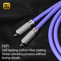 Câble audio Hifi 2RCA mâle vers 2XLR, 3 broches, en fibre de carbone, prise XLR mâle/femelle, microphone, moniteur, haut-parleur, lecteur CD, ordinateur