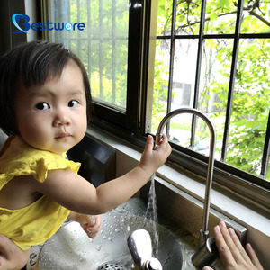 Bán Hot hiện đại thép không gỉ vòi nước 360 độ xoay trực tiếp uống lọc nước cho sử dụng ngoài trời chì miễn phí - Product Image 2