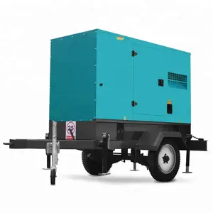 Electric Generator Electric Generator Soundproof Trailer Type Silent Diesel Generator Set 50kw 60kva Portable Generator