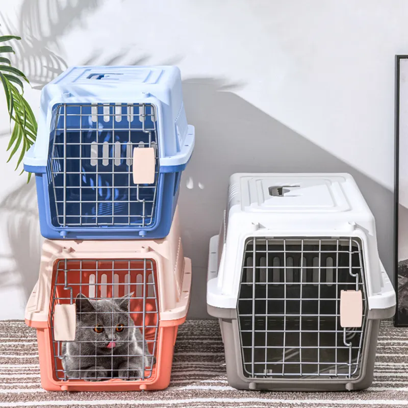 Yolen usine vente en gros Amazoo vente chaude matériaux PP de haute qualité produits pour animaux de compagnie voyage avion chat chien cages pour animaux de compagnie