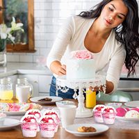 Gobelets en plastique PET de 8 oz avec couvercles, personnalisables avec logo, transparents, pour boissons, yaourts et desserts, emballage alimentaire pour usage alimentaire