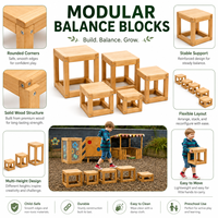 Cubes d'escalade en bois Montessori pour la maternelle, la garderie et la salle de classe, empilables pour les tout-petits et les enfants