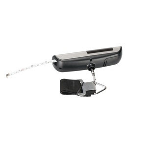 50kg tragbare elektronische Handgepäck waage aus Edelstahl Digitale Waage mit 1m Maßband für unterwegs - Product Image 4
