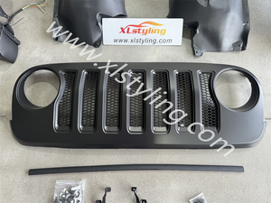 Accessoires extérieurs de voiture ancien à nouveau bodykit calandre et évasement d'aile pour <span class=keywords><strong>Jeep</strong></span> <span class=keywords><strong>Wrangler</strong></span> JK à JL - Product Image 3