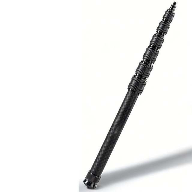 6 Section Carbon Fiber Microphone Boom Pole | Lightweight & Durable Mic Extension Rod for Professional Recording