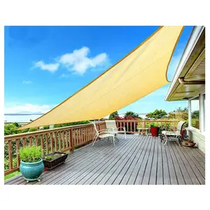Chinese Factory Top Seller 2023 Outdoor Garden Awnings Rectangular 4x4M HDPE Balcony Sun Shade Sail