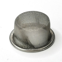 304 316 Stainless Steel Metal Woven Wire Mesh Filter Sieve Bowl Cap Disc Engine Ukuran Dapat Disesuaikan