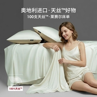 Vente en gros de linge de lit 100% Lyocell, ensemble de 4 pièces, luxe hôtelier 5 étoiles, ensemble de draps et de housse de couette, logo personnalisé
