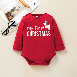 Ensembles de vêtements d'hiver pour enfants, unisexes, combinaison de Noël pour bébé, en coton biologique, fabriquée en Chine - Product Image 3