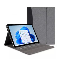 Étui en cuir à rabat à Texture tissée pour Microsoft Surface Pro 11 10 9 8 7 6 5 4 3 housse de tablette magnétique pour Surface Go 1 2 3