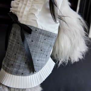 Camiseta Casual de Algodón Suave para Mascotas, Ropa sin Mangas para Perros, Vestido de Lino Ultrafino para Todas las Estaciones, para Maltese <span class=keywords><strong>Yorkshire</strong></span> - Product Image 4