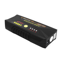 Démarreur de secours portable pour voiture avec écran numérique, charge USB-C, courant de pointe 30000A pour camions