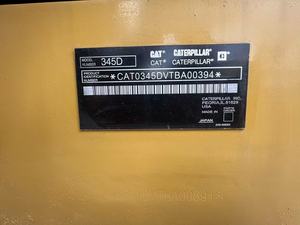 รถขุดไฮดรอลิกแบบตีนตะขาบ CAT 345D มือสอง ประสิทธิภาพสูง ความลึกขุดสูงสุด 8520 มม. รองรับการใช้งานกับหัวเจาะหิน - Product Image 4