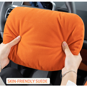 Accessoires de voiture de luxe 2023 - Coussin décoratif en coton confortable, oreiller de repos, coussin de tête en daim de luxe, coussins de siège en cuir - Product Image 3