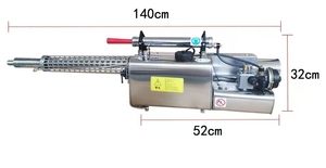 Fumigateur thermique à essence à double usage, pulvérisateur <span class=keywords><strong>intérieur</strong></span>/extérieur, générateur de brouillard d'eau, machine à nébulisation pour la désinfection des jardins et des fermes - Product Image 2