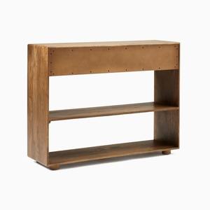 Mesa Consola de madera de mango moderna, 2 cajones, muebles portátiles para el hogar para entrada, cocina, comedor, Hotel, Villa, para productos a granel - Product Image 2