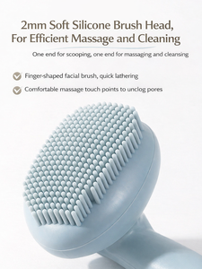 Brocha de Silicona para Mascarillas Faciales, Aplicador de Doble Punta para Limpiar el Rostro, Herramienta de Masaje para Mascarillas de Lodo, Personalizable - Product Image 2