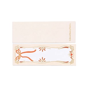 Segnalibri di Lusso Personalizzati con Lamina d'Oro, Segnalibri Artistici in Carta Pregiata, Stampa Offset con Laminazione, 14,8x5,2cm, per Biglietti d'Auguri - Product Image 4