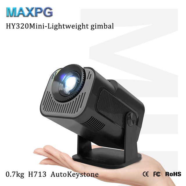 200 ANSI HY320 Mini New Smart Mini Video TV  Brightness Portable Android 720p Projector