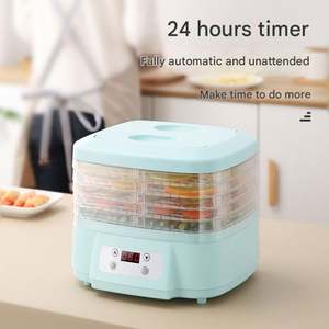 เครื่องอบแห้งอัตโนมัติขนาดเล็กสำหรับใช้ในครัวเรือน สำหรับอบขนมสัตว์เลี้ยง เนื้อสัตว์ ผลไม้อบแห้ง และผัก ด้วยระบบหมุนเวียนลมร้อน - Product Image 5