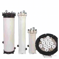 Carcasa de Filtro de Cartucho de Precisión de FRP de Alta Resistencia a la Corrosión, Prefiltro de Fibra de Vidrio RO para Agua de Mar