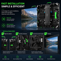 Светодиодный видеоэкран P3.91 500x500 мм для аренды, 4K HDR, бесшовное соединение, для помещений и улицы, гигантский экран для сцены