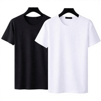 T-shirt pour homme, essentiel pour l'été, 100% coton, imprimé en sérigraphie, doux et respirant, col rond, manches courtes, unisexe, vêtements décontractés, 180g