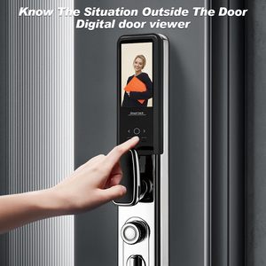 Tuya Tự Động Ổ Khóa Cửa Wifi Sinh Trắc Học 3D Nhận Dạng Khuôn Mặt Vân Tay Kỹ Thuật Số 6068 Lỗ Mộng Điện Tử Thông Minh Khóa Cửa - Product Image 5