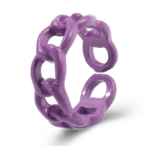 Anillo de dedo índice de pareja hueca retro, joyería fina de moda Hello, Colección Hello para hombres y mujeres - Product Image 4