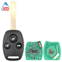 MS 3 Bouton 433MHZ ID46Chip pour Honda Civic Remplacement Transpondeur Usine Télécommande Véhicule Auto Key Fob Clé de Voiture Vierge