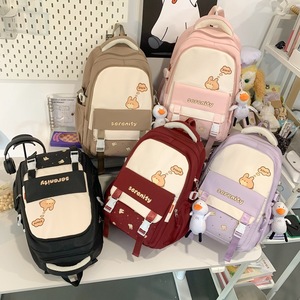 Serenity Student <b>Backpack</b> 18 In Lightweight School Bag For Girls With Soft Handle And Zipper Pocket - Product Image 4