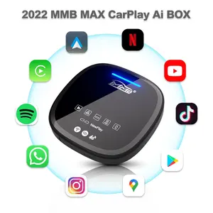 MMB universal carplay AI Box Android auto streaming Box adaptador inalámbrico carplay para IPTV Youtube Netflix