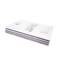 Cahier d'exercices en 4 lignes, agenda pour étudiants, carnet de notes